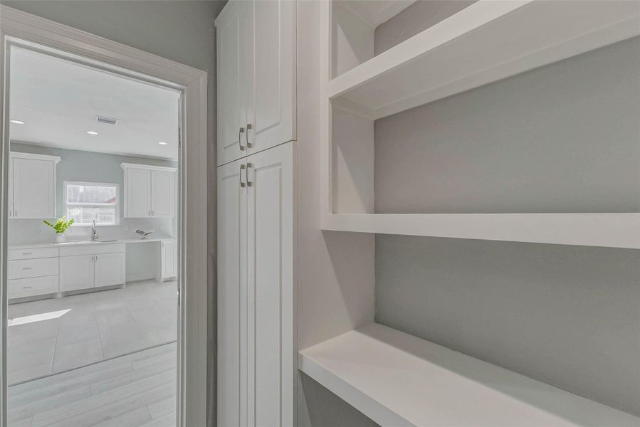 Another view from inside the pantry