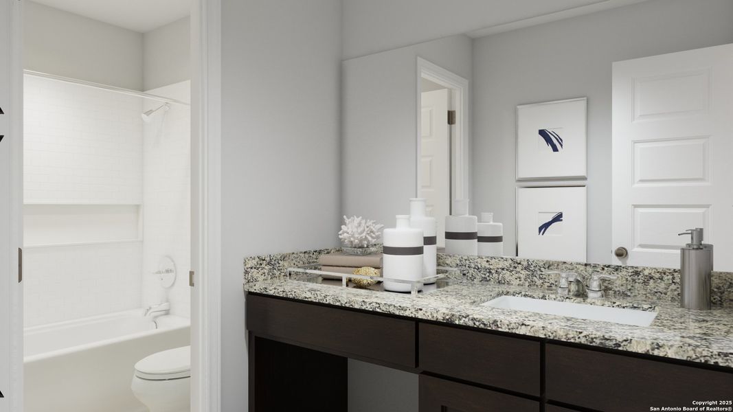 Furnished interior view inside a new home in Swenson Heights, Seguin (Image 11).