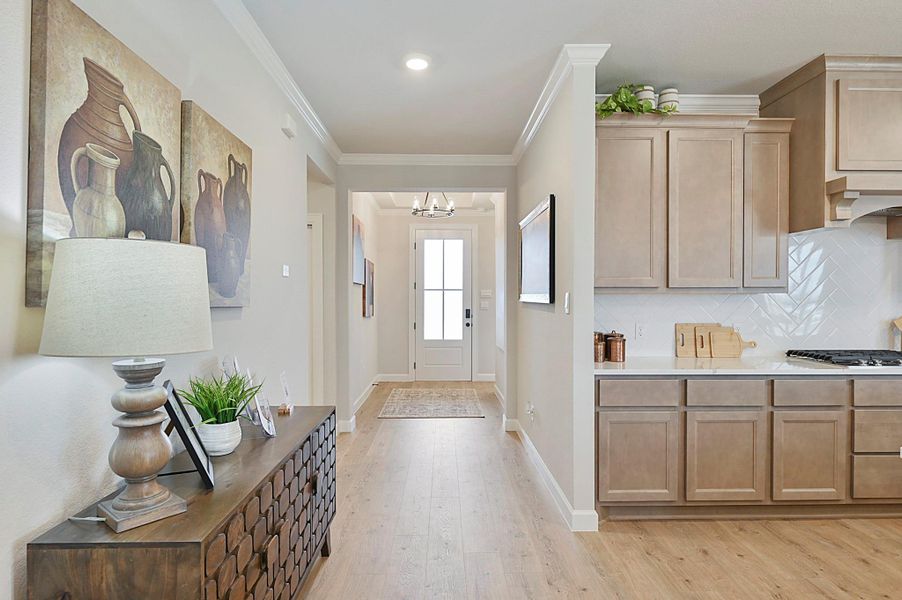 Furnished interior view inside a new home in Wellborn Settlement, College Station (Image 7). Furnished interior view inside a new home in Wellborn Settlement, College Station (Image 7).