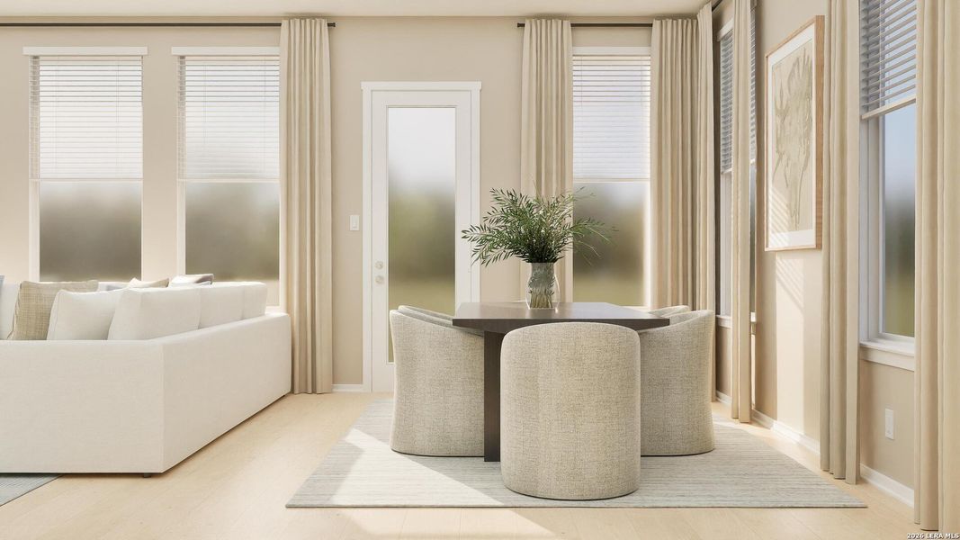 Furnished interior view inside a new home in Gatehouse, New Braunfels (Image 15).