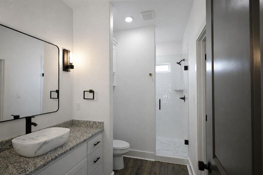 Furnished interior view inside a new home in , Sadler (Image 11).