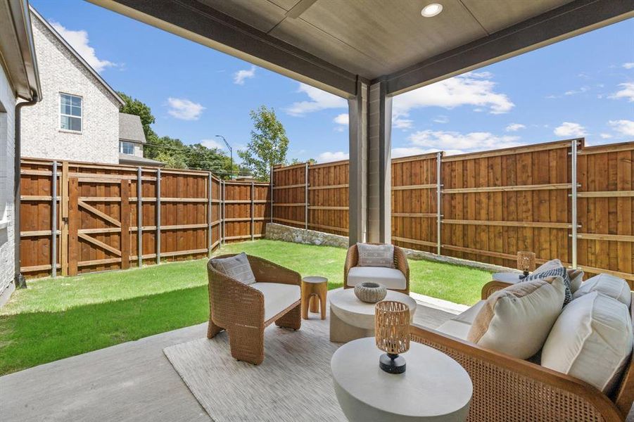 Furnished interior view inside a new home in , Dallas (Image 11).