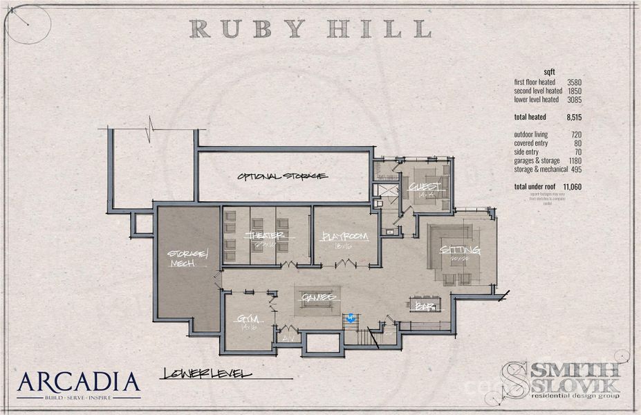 2D floor plan layout of this home in , Waxhaw, NC (Image 3).