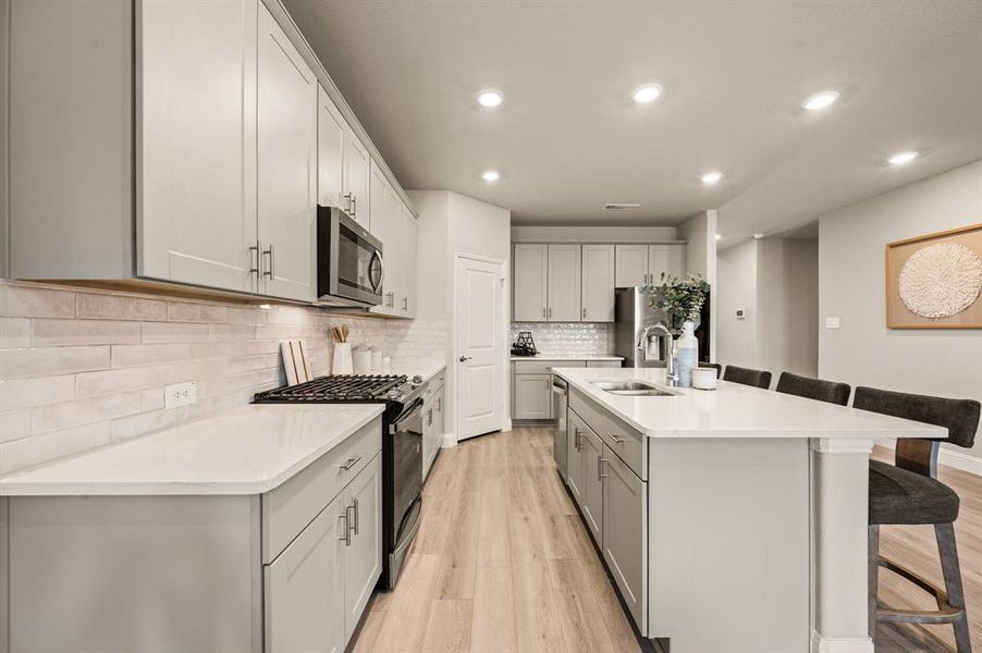 Furnished interior view inside a new home in , Fort Worth (Image 17).