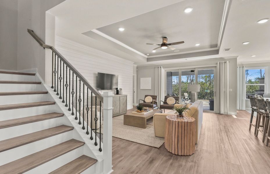 Furnished interior view inside a new home in Waterways, Richmond Hill (Image 12).