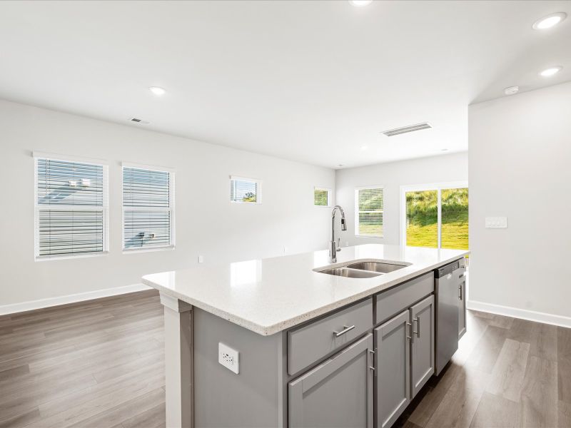 Furnished interior view inside a new home in The Farm at Wells Creek - Heritage Collection, Gray Court (Image 6).