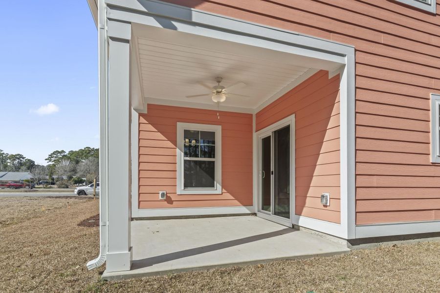 Exterior details and patio area of a home in White Oak Estates, Conway (Image 3).