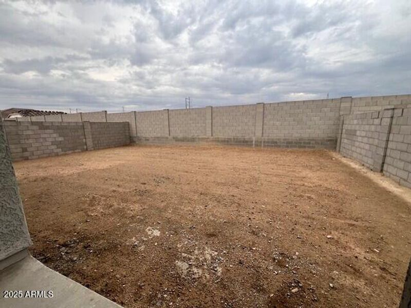 BR35 Lot 158 Backyard