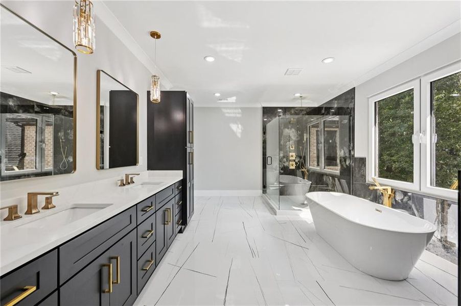 Furnished interior view inside a new home in , Lawrenceville (Image 17).