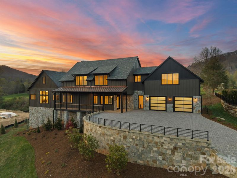 Front exterior of a new home in , Arden, NC, highlighting curb appeal (Image 24).