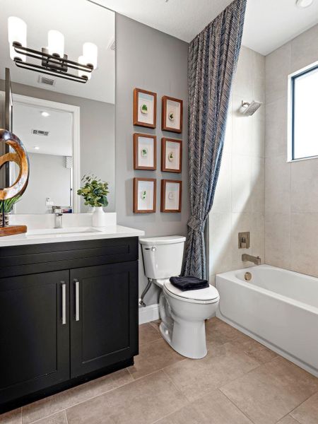 Furnished interior view inside a new home in , Port St. Lucie (Image 17).