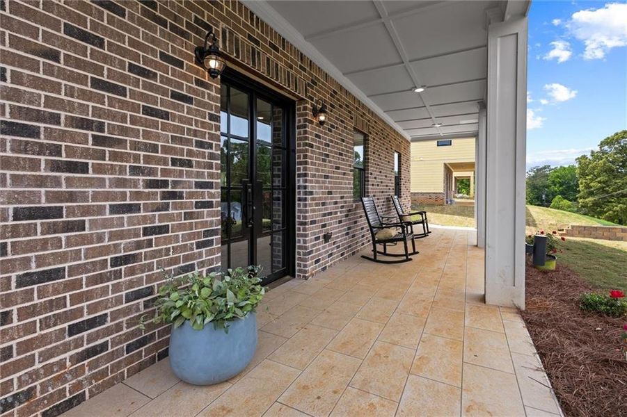 Exterior details and patio area of a home in , Rex (Image 28). Exterior details and patio area of a home in , Rex (Image 28).