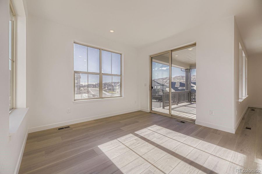 Spacious, unfurnished interior of a new home in Red Rocks Ranch: The Monarch Collection, Morrison (Image 10).