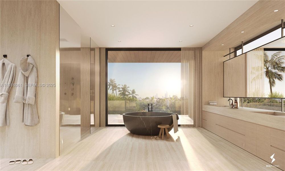 Furnished interior view inside a new home in , Surfside (Image 5).