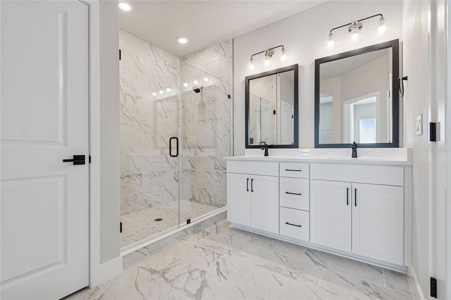 Furnished interior view inside a new home in Emerald Landing at Waterside at Lakewood Ranch – Towns, Sarasota (Image 13).
