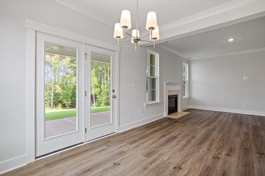 Spacious, unfurnished interior of a new home in Sweetbrier, Durham (Image 20).