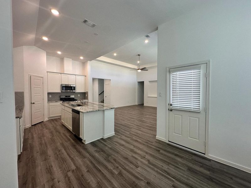 Furnished interior view inside a new home in Rates starting as low as, Iowa Colony (Image 8). Furnished interior view inside a new home in Rates starting as low as, Iowa Colony (Image 8).