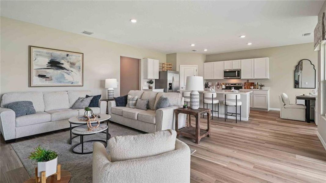 Furnished interior view inside a new home in Avalon Woods, Newberry (Image 13).