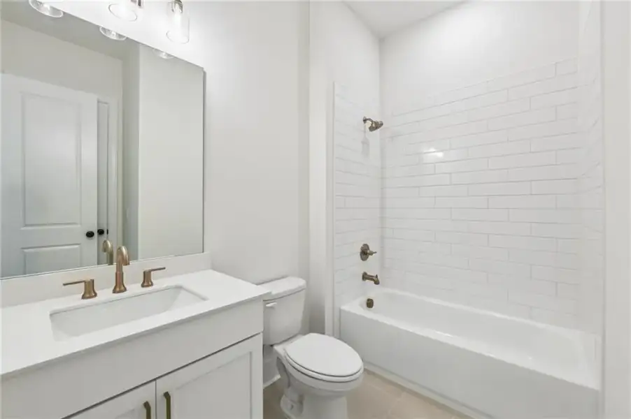 Furnished interior view inside a new home in Waterhaven, Cumming (Image 19).