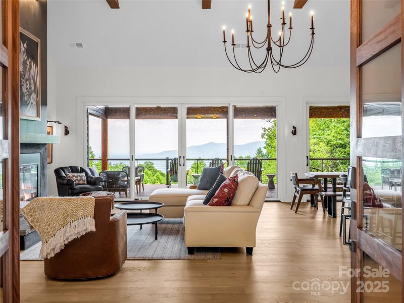 Furnished interior view inside a new home in , Mill Spring (Image 5).