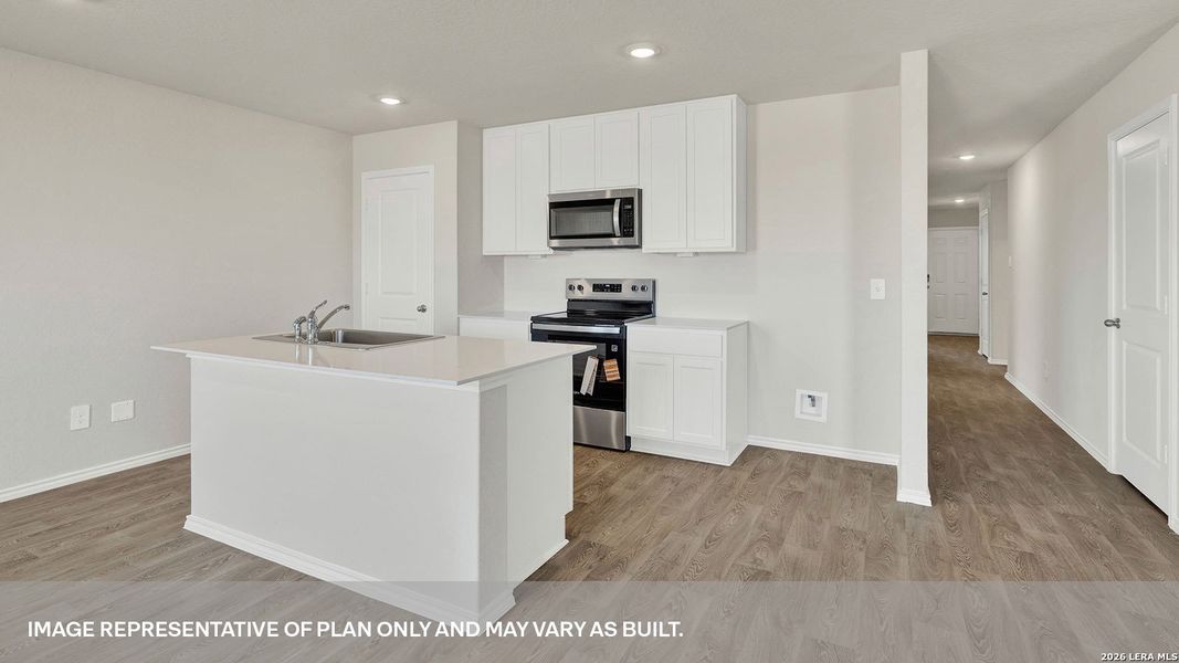 Furnished interior view inside a new home in Swenson Heights, Seguin (Image 7).