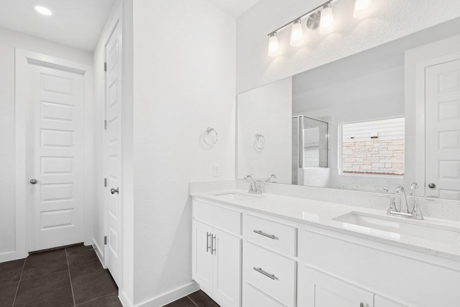 Furnished interior view inside a new home in The Colony, Bastrop (Image 10).