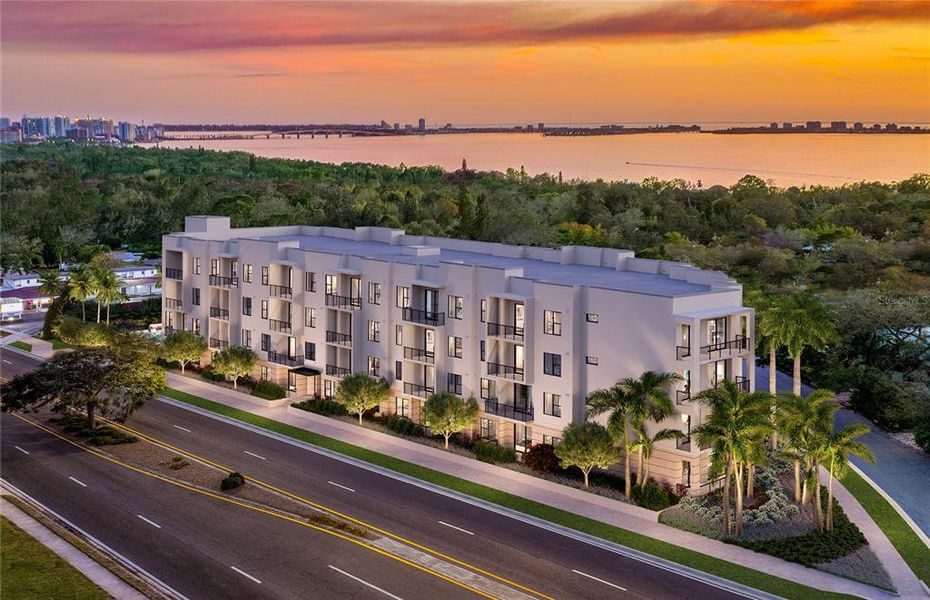 Condo located in Sarasota, FL showcasing its design and architecture (Image 3).