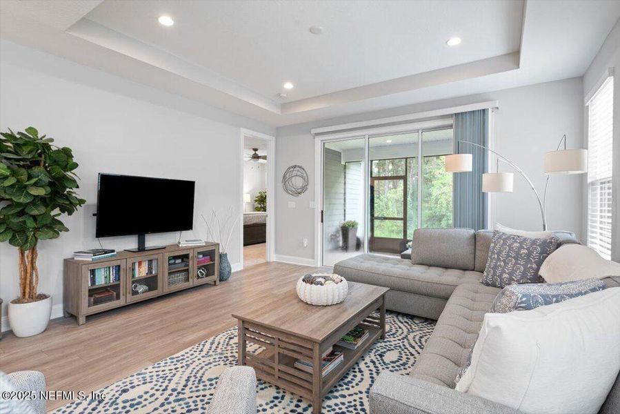 Furnished interior view inside a new home in , Jacksonville (Image 13). Furnished interior view inside a new home in , Jacksonville (Image 13).