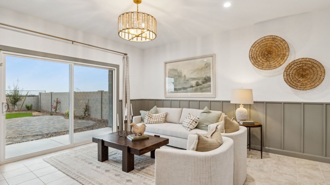 Furnished interior view inside a new home in Radiance at Superstition Vistas, Apache Junction (Image 10).