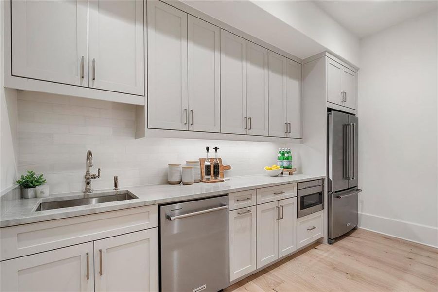 Furnished interior view inside a new home in , Alpharetta (Image 11).