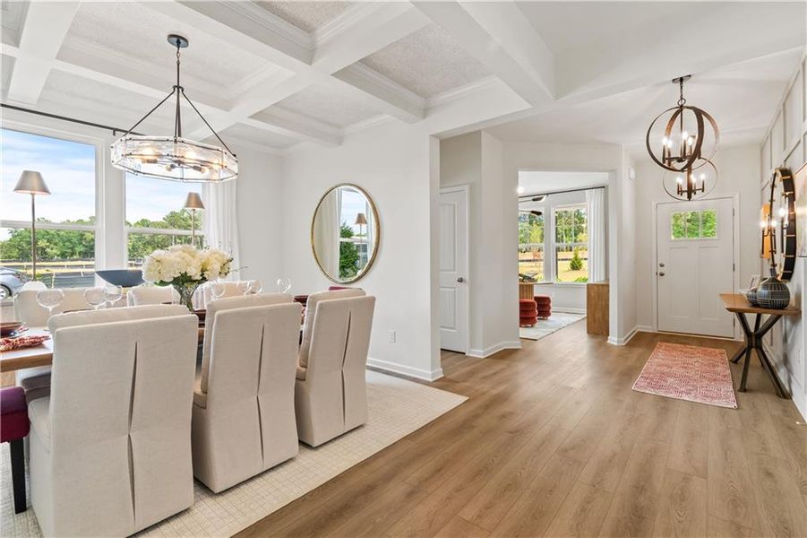 Furnished interior view inside a new home in Hamilton Lakes, Lawrenceville (Image 16).