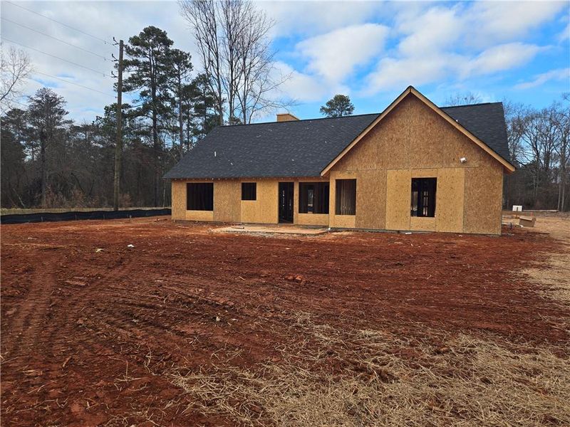 In-progress construction of a new home in , Lavonia, GA (Image 13).