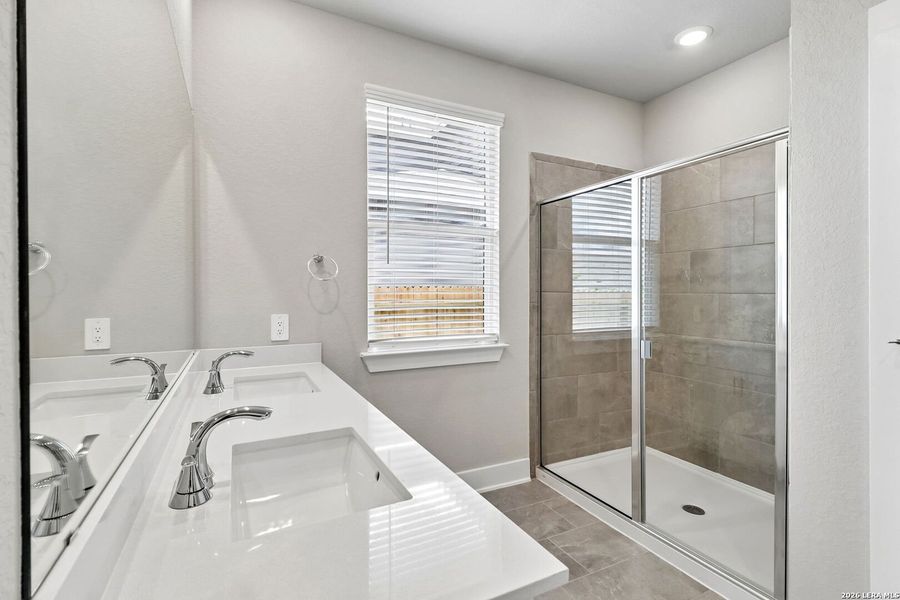 Furnished interior view inside a new home in Estancia Ranch - Premier Series, San Antonio (Image 11).