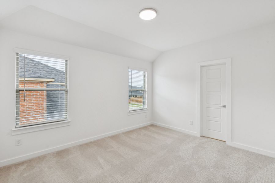 Bedroom in the Da Vinci II home plan by Trophy Signature Homes – REPRESENTATIVE PHOTO Bedroom in the Da Vinci II home plan by Trophy Signature Homes – REPRESENTATIVE PHOTO