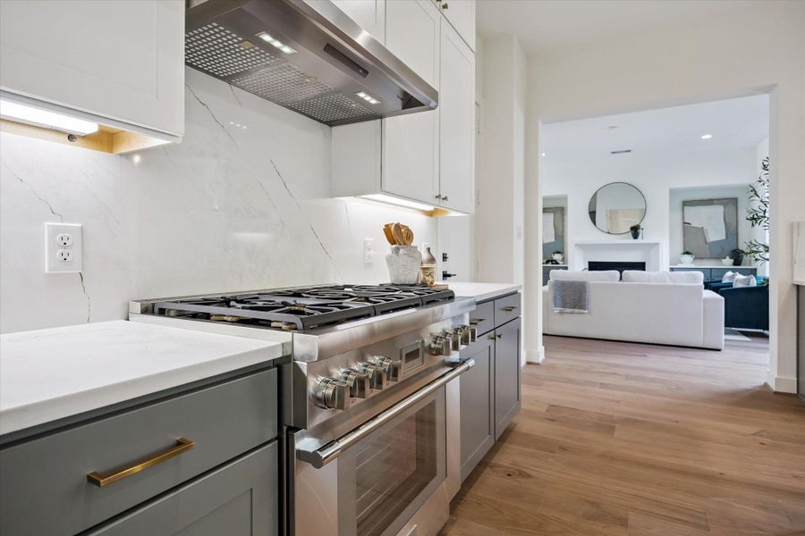Furnished interior view inside a new home in , Houston (Image 12).