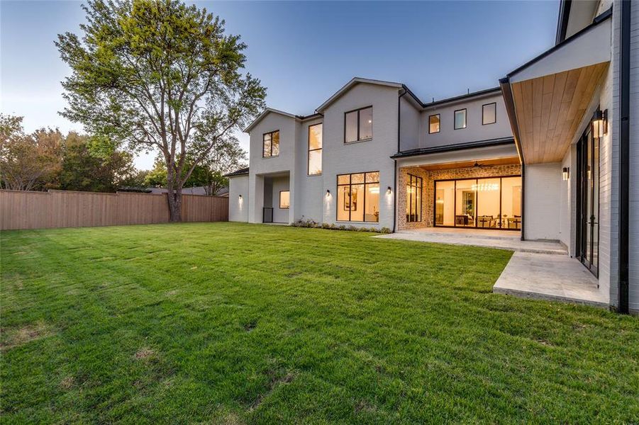 Exterior details and patio area of a home in , Dallas (Image 2). Exterior details and patio area of a home in , Dallas (Image 2).