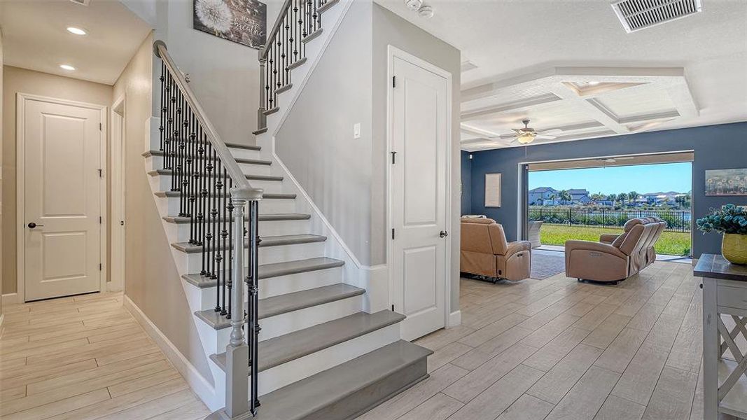 Furnished interior view inside a new home in , Sarasota (Image 14).
