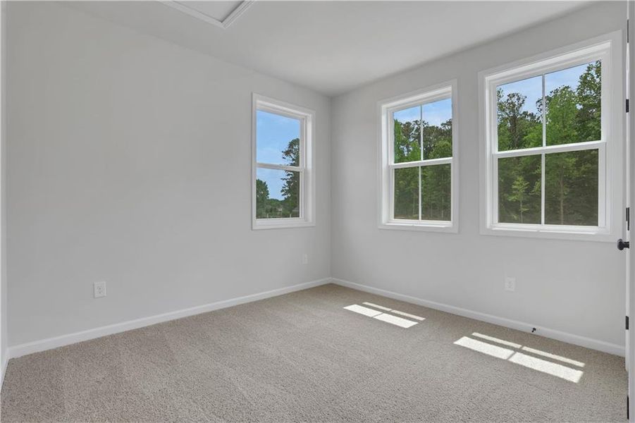 Spacious, unfurnished interior of a new home in Easton Walk, Lawrenceville (Image 24).