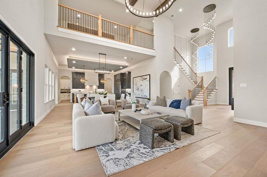 Furnished interior view inside a new home in , Pelican Bay (Image 29).