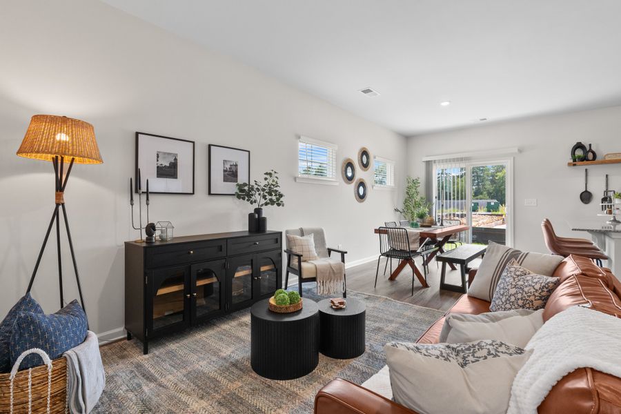 Representative furnished interior of a home built from the Palmetto II by McGuinn Homes in Clarke Townes, Anderson (Image 16).