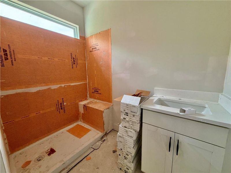 In-progress construction of a new home in Arbor West, Dawsonville, GA (Image 19).