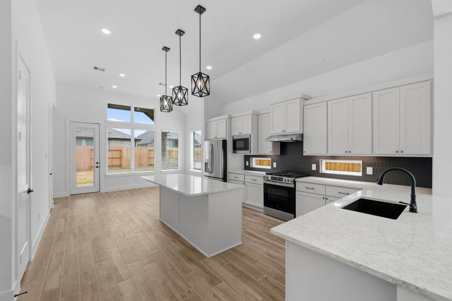 Furnished interior view inside a new home in Wood Leaf Reserve, Tomball (Image 8).