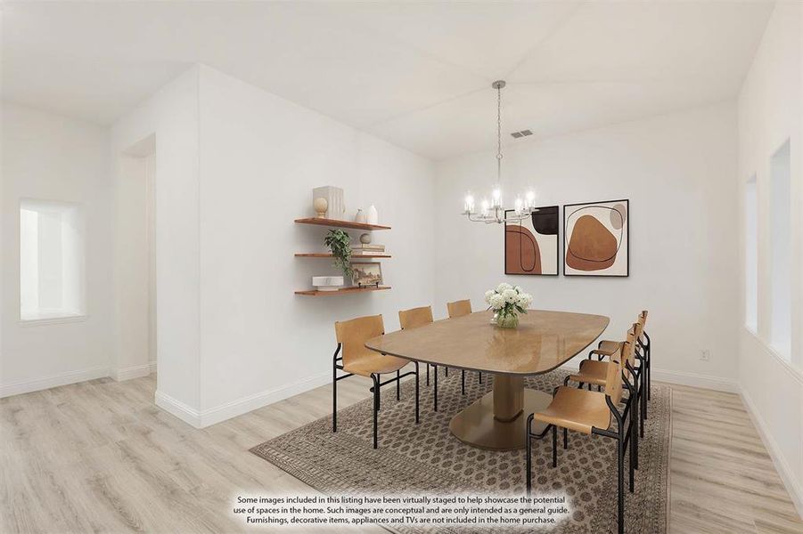 Furnished interior view inside a new home in Terracina, Rockwall (Image 12).