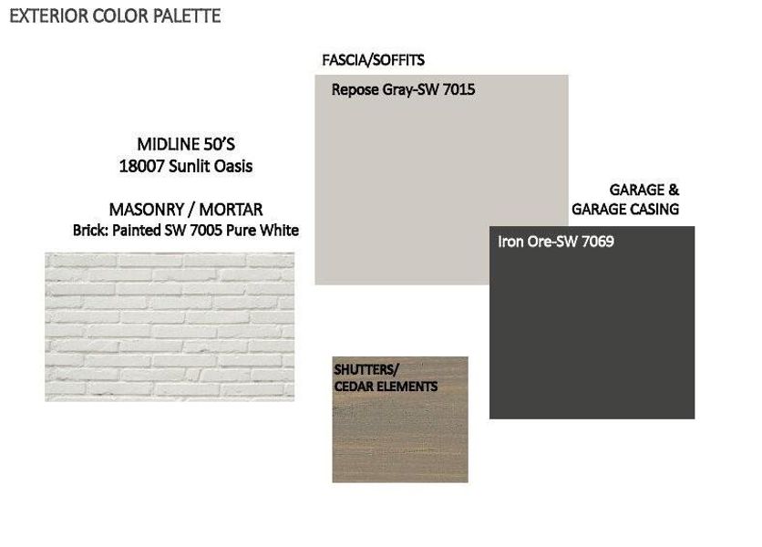Sample of building materials used in homes in Midline, Webster (Image 9). Sample of building materials used in homes in Midline, Webster (Image 9).