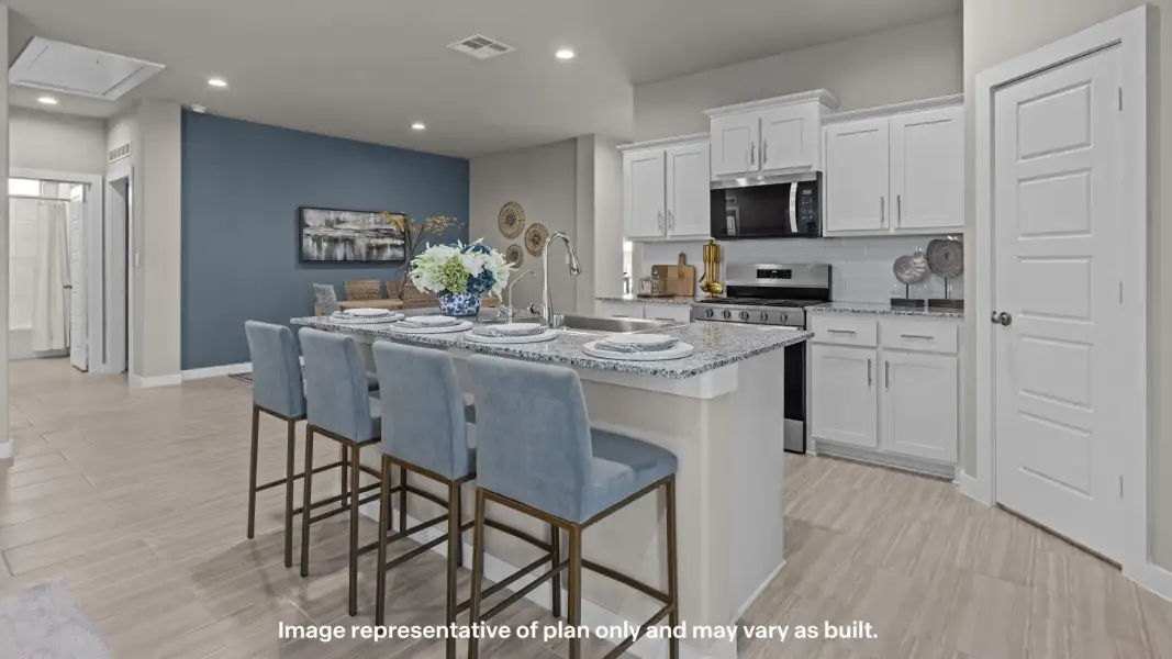 Furnished interior view inside a new home in Homestead at Parks Bell Ranch, Odessa (Image 7).