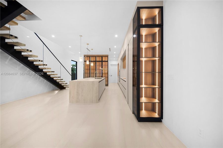 Furnished interior view inside a new home in , Fort Lauderdale (Image 10).