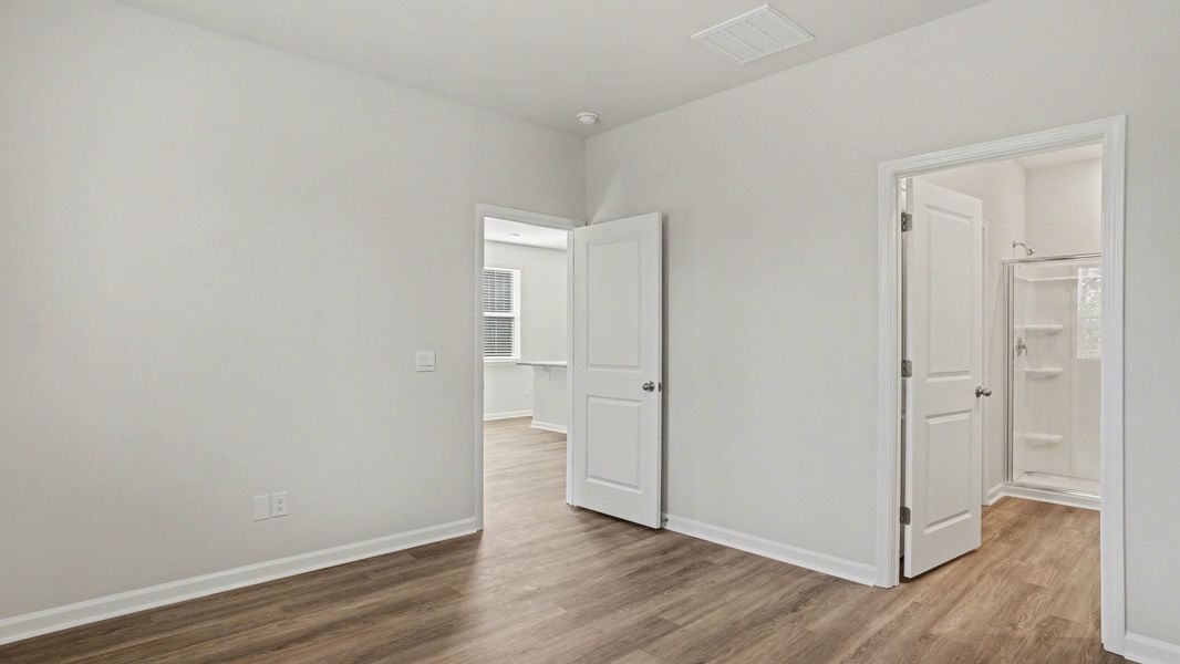 Representative unfurnished interior of a home built from the Greenbriar by D.R. Horton in Pinewood Estates, Conway (Image 12). Representative unfurnished interior of a home built from the Greenbriar by D.R. Horton in Pinewood Estates, Conway (Image 12).