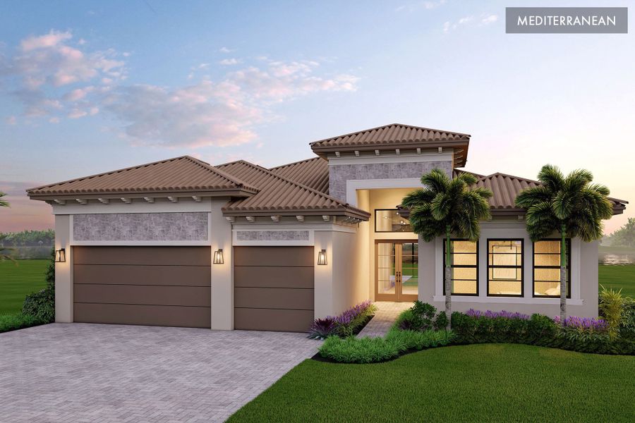 Representative exterior photo of a completed home built from the Adonis by GL Homes in Apex at Avenir, Palm Beach Gardens, FL (Image 14). Representative exterior photo of a completed home built from the Adonis by GL Homes in Apex at Avenir, Palm Beach Gardens, FL (Image 14).