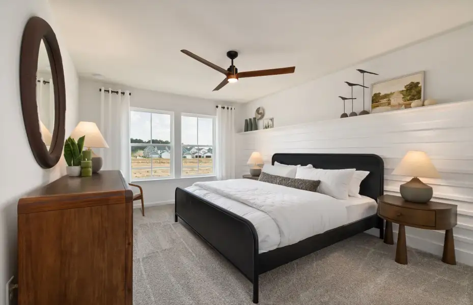 Furnished interior view inside a new home in The Preserve at Marks Creek, Knightdale (Image 5).