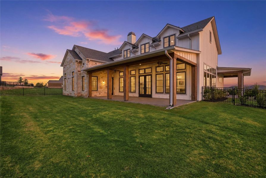 Exterior details and patio area of a home in , Willis (Image 3).